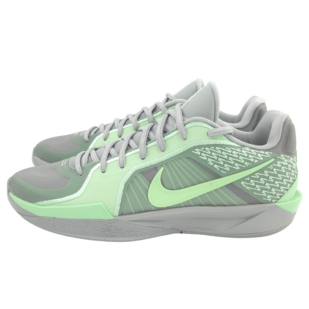 Nike Sabrina 2 Basketball Shoes Women 10 Fresh Mint Green Gray Sneakers Lace NEW - Picture 3 of 11